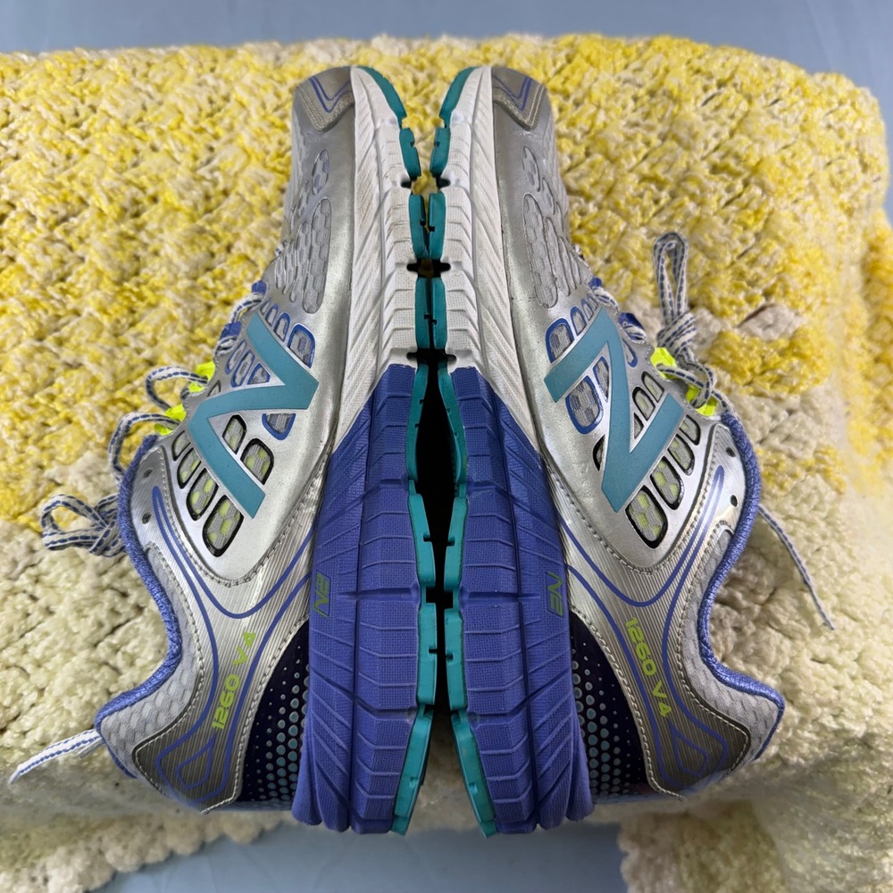 New Balance 1260v4 Silver Teal Purple Running Shoes Womens 10 B W1260GP4 - Picture 16 of 16